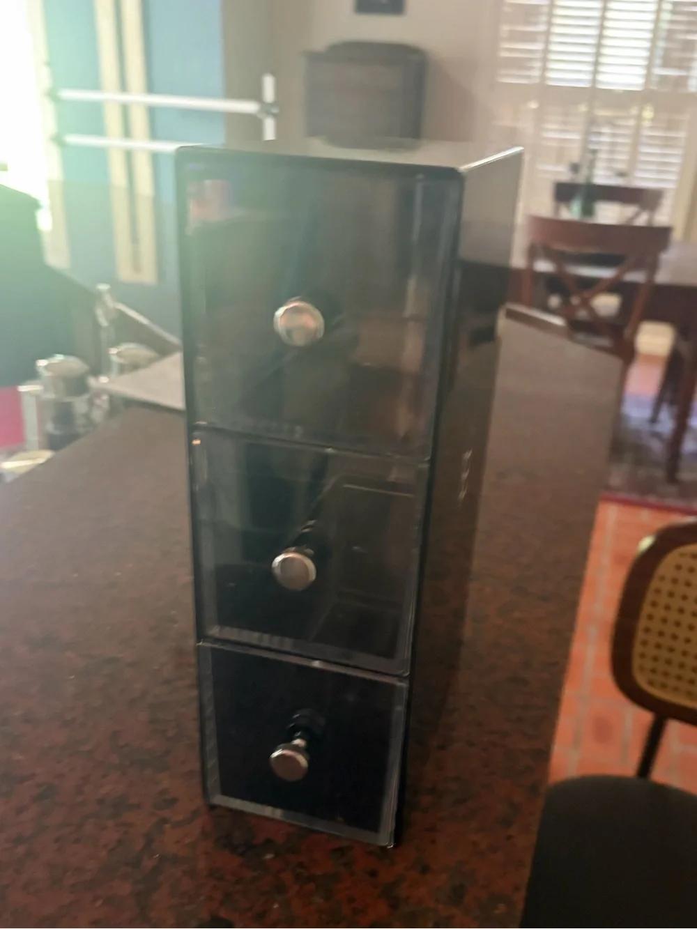 Organizer for Cabinet, Countertop: Holds Coffee, Tea, Sugar Packets, Creamers